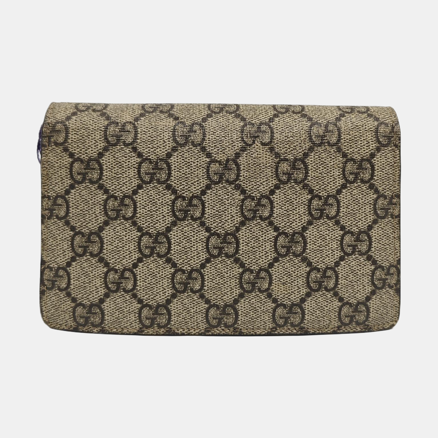 Dionysus Super Mini Monogram Coated Canvas Beige