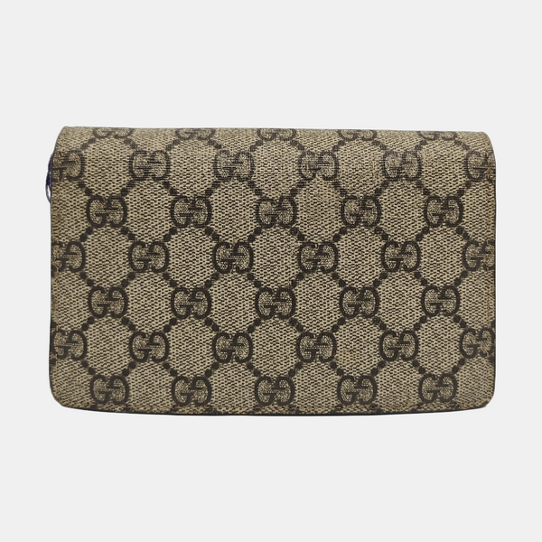 Dionysus Super Mini Monogram Coated Canvas Beige