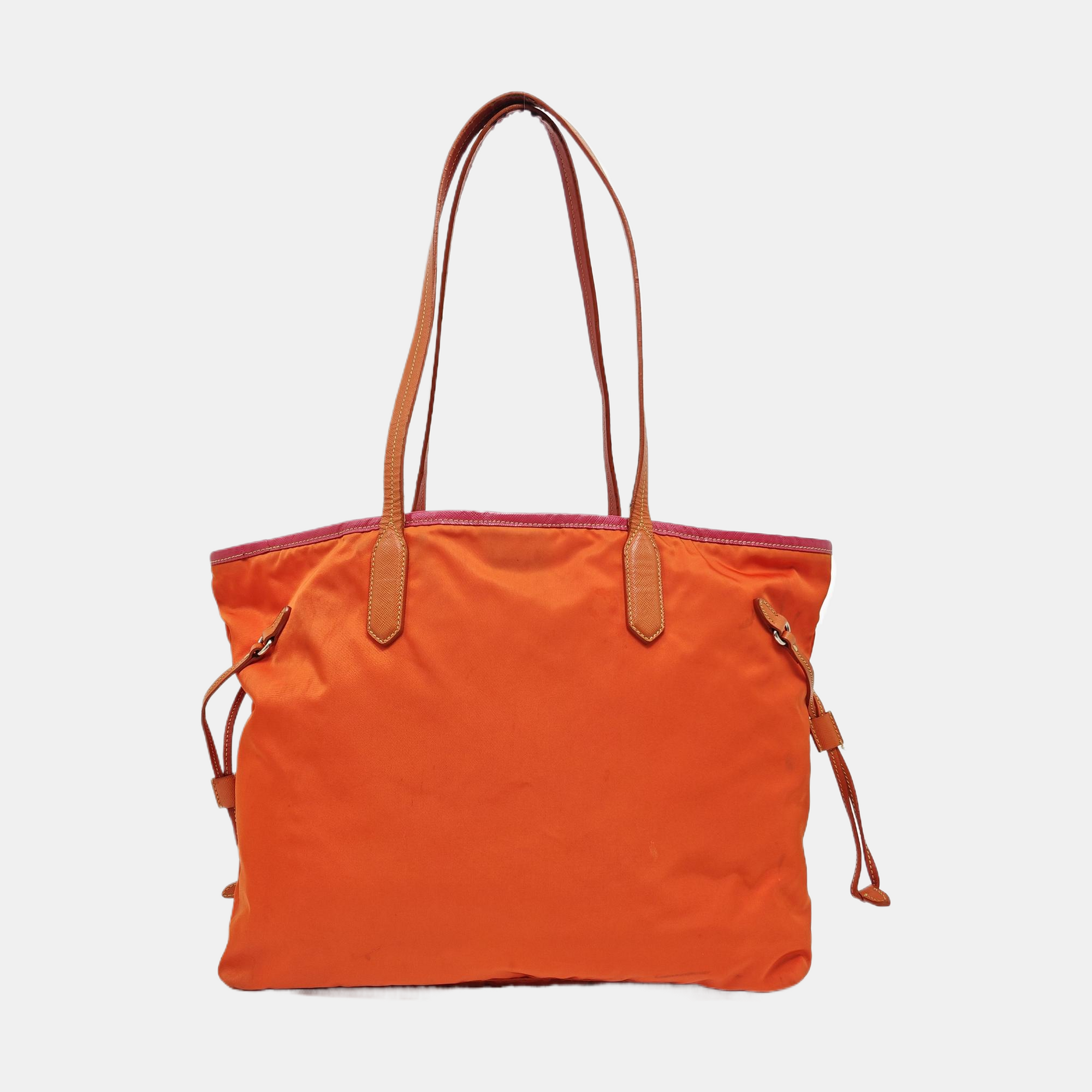 Vitello Phenix Tote Nylon Orange