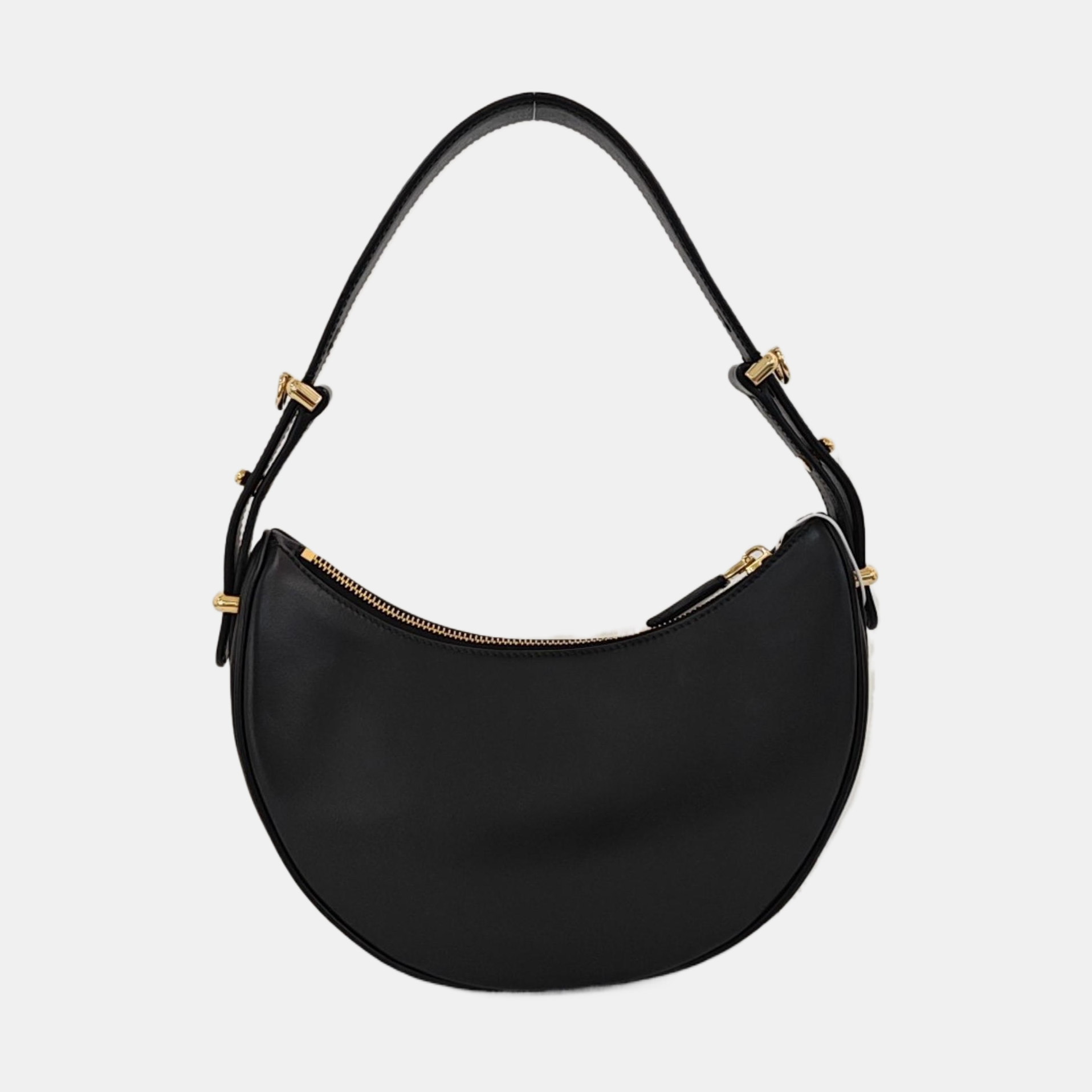 Calfskin Shoulder Bag Black