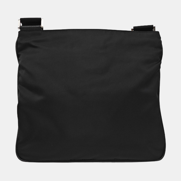 Nylon Shoulder Bag Black