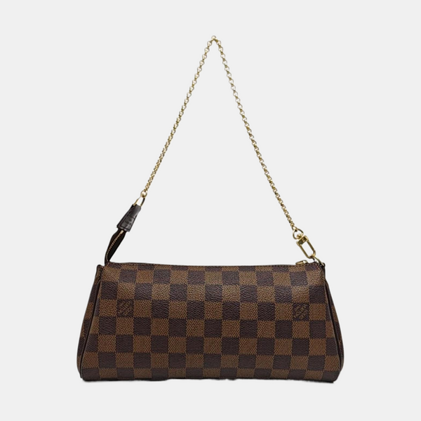 EVA Damier Ebene Coated Canvas Brown