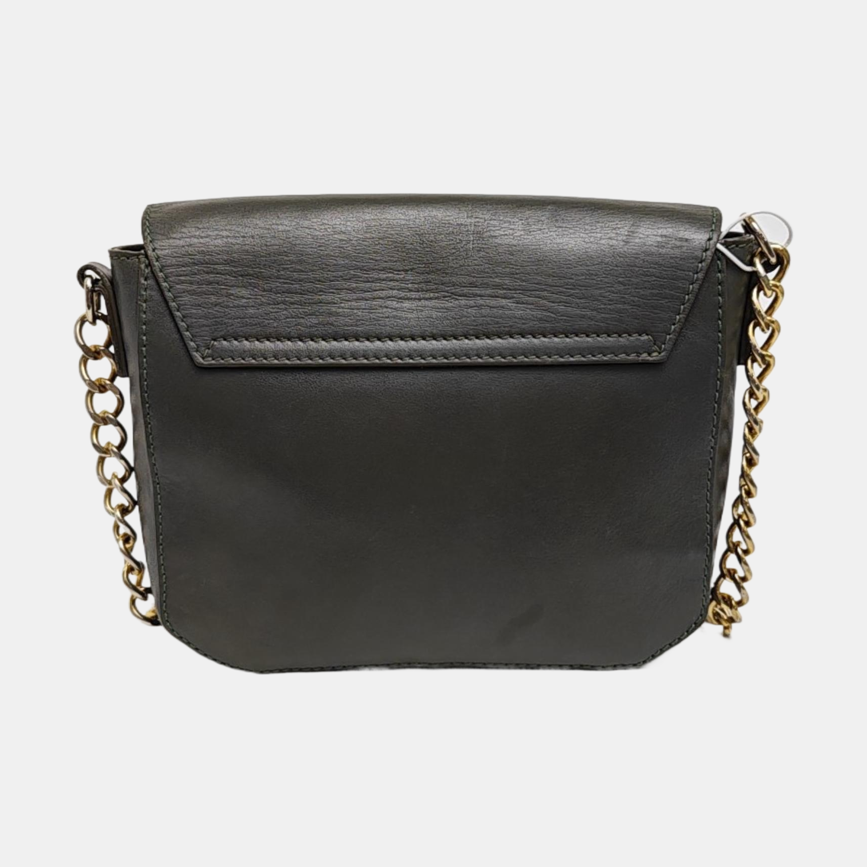 Calfskin Shoulder Bag Gray
