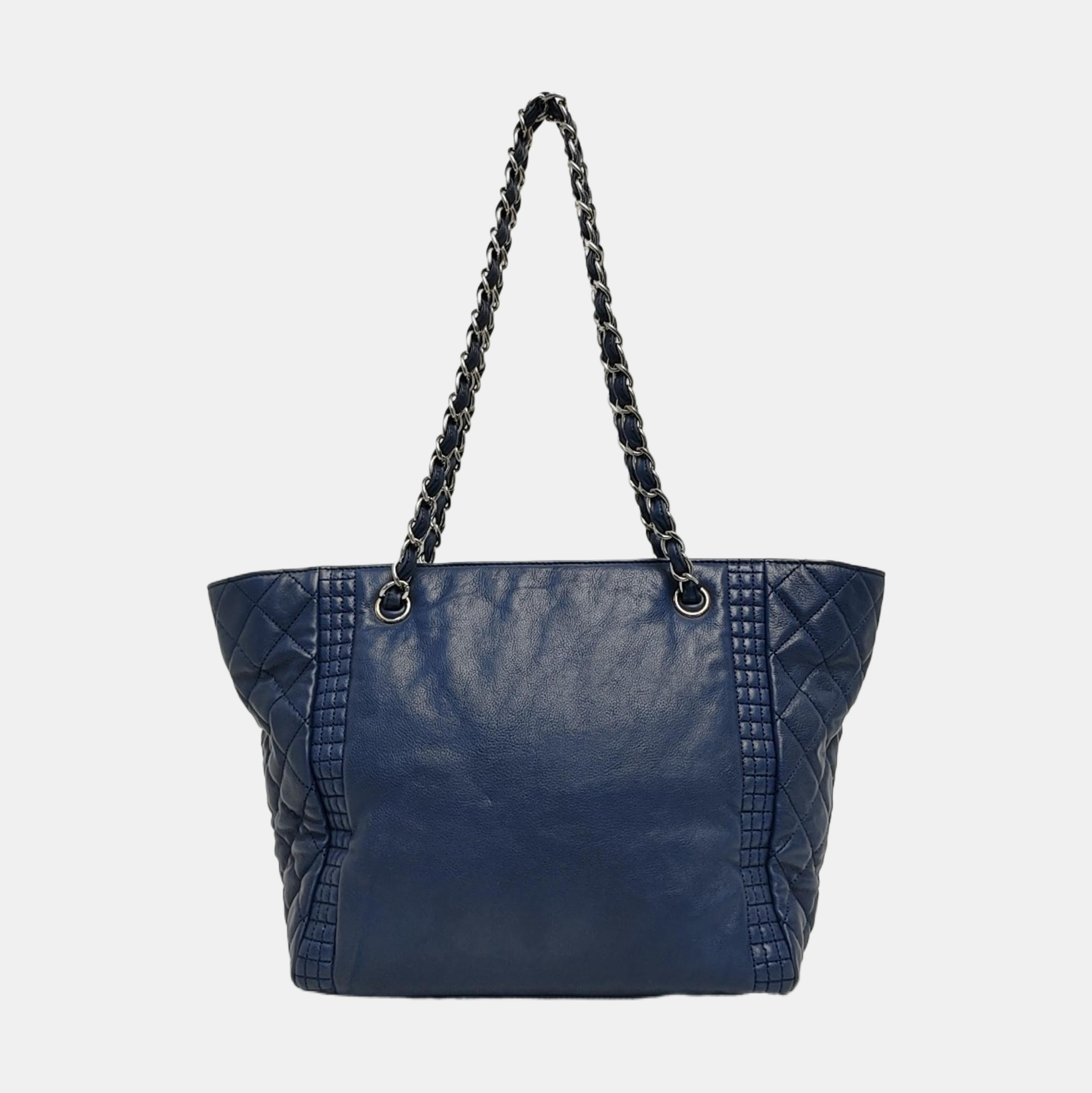 Quilted Calfskin Blue