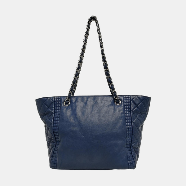 Quilted Calfskin Blue