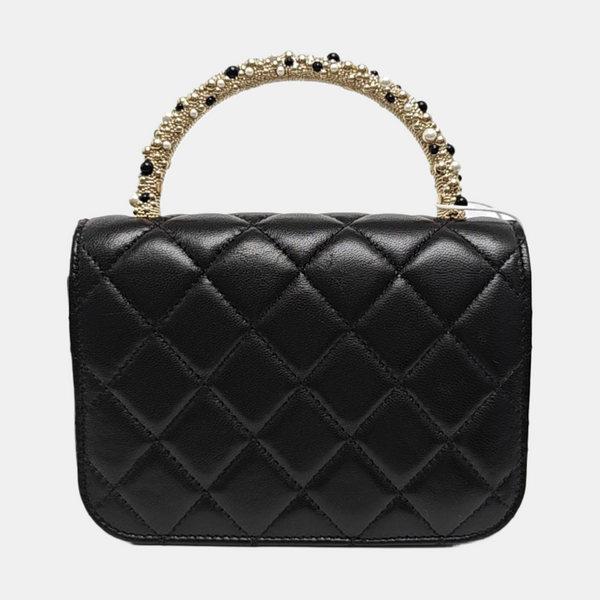 Quilted Lambskin Black