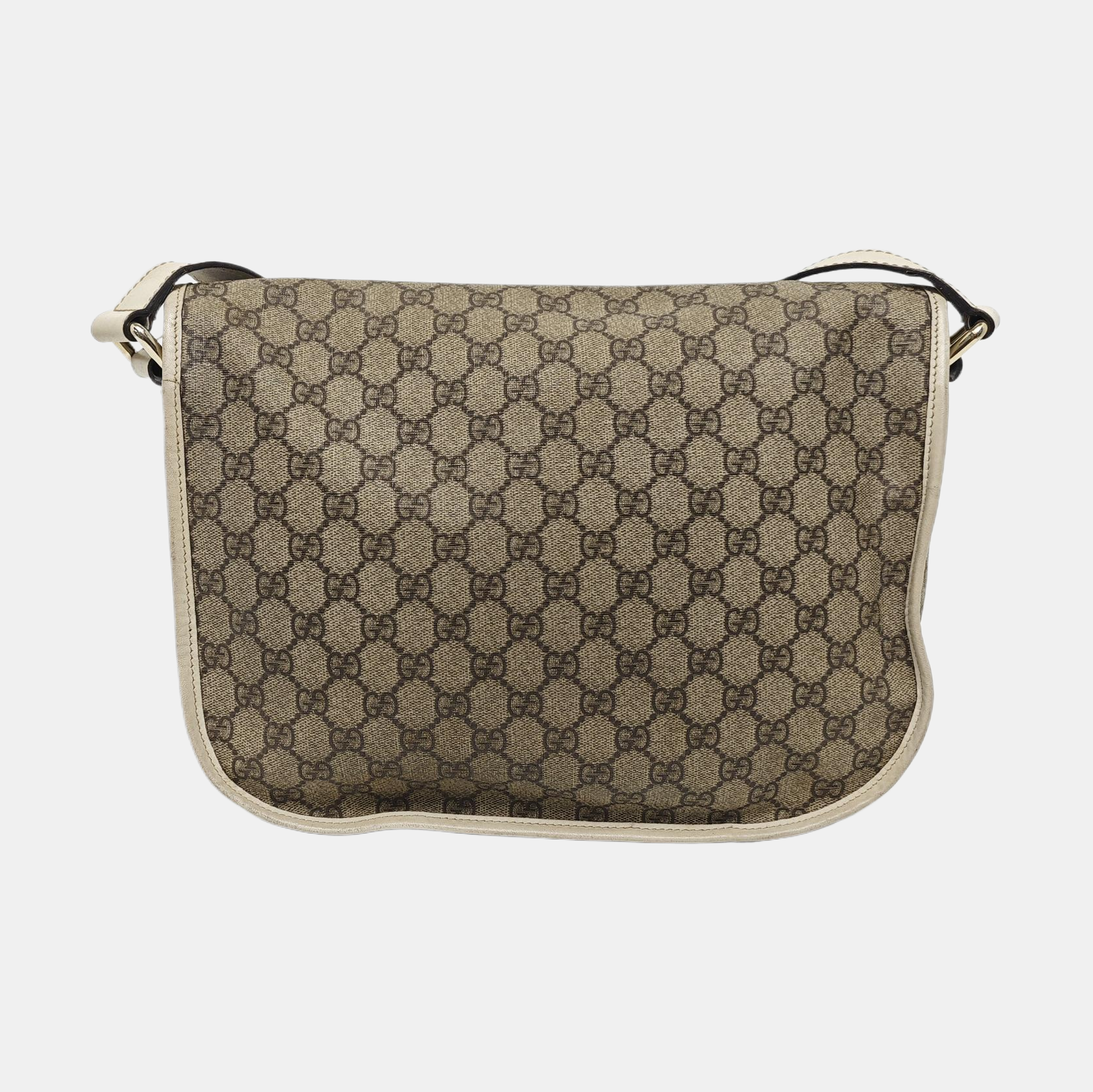 GG Supreme Monogram Coated Canvas Beige