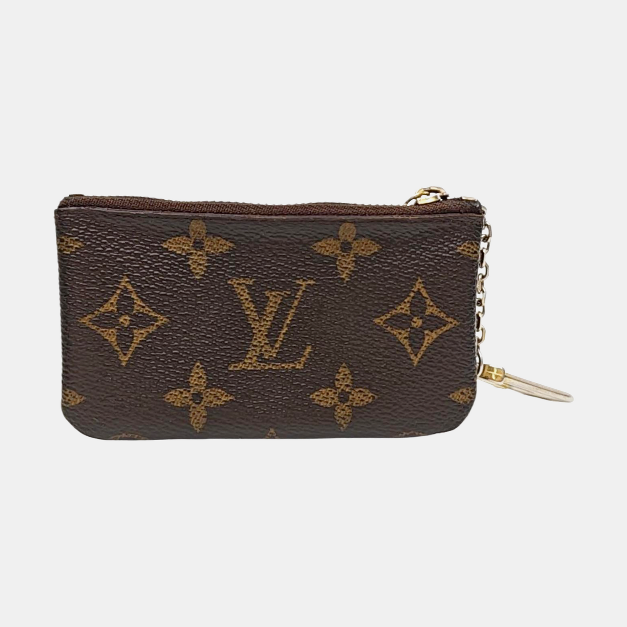 Monogram Coated Canvas Coin Purse Brown
