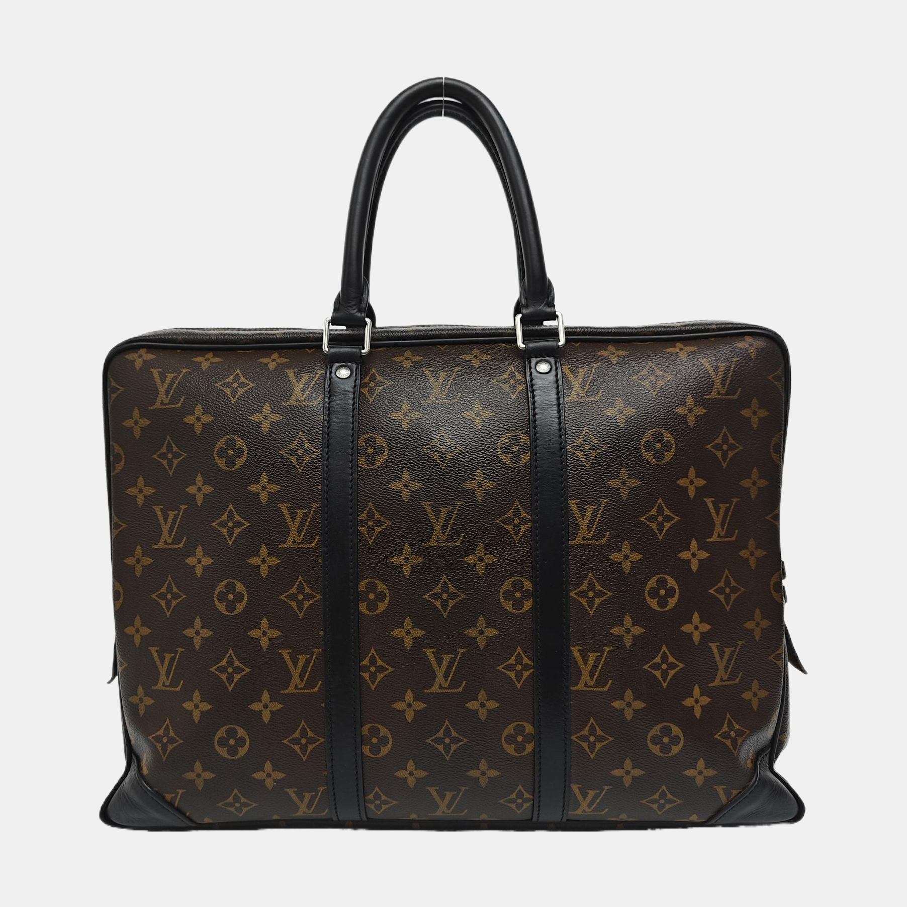 PORTE-DOCUMENTS Monogram Coated Canvas Brown