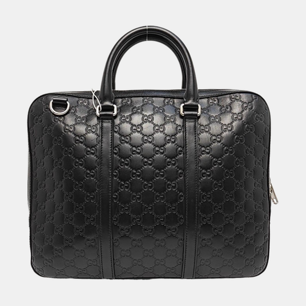 Signature Monogram Calfskin Black