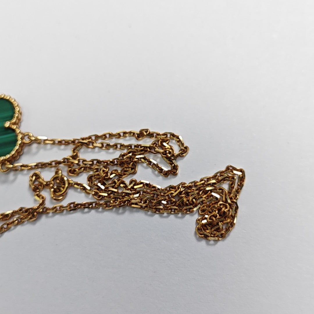 Vintage Alhambra 18k Gold Necklace