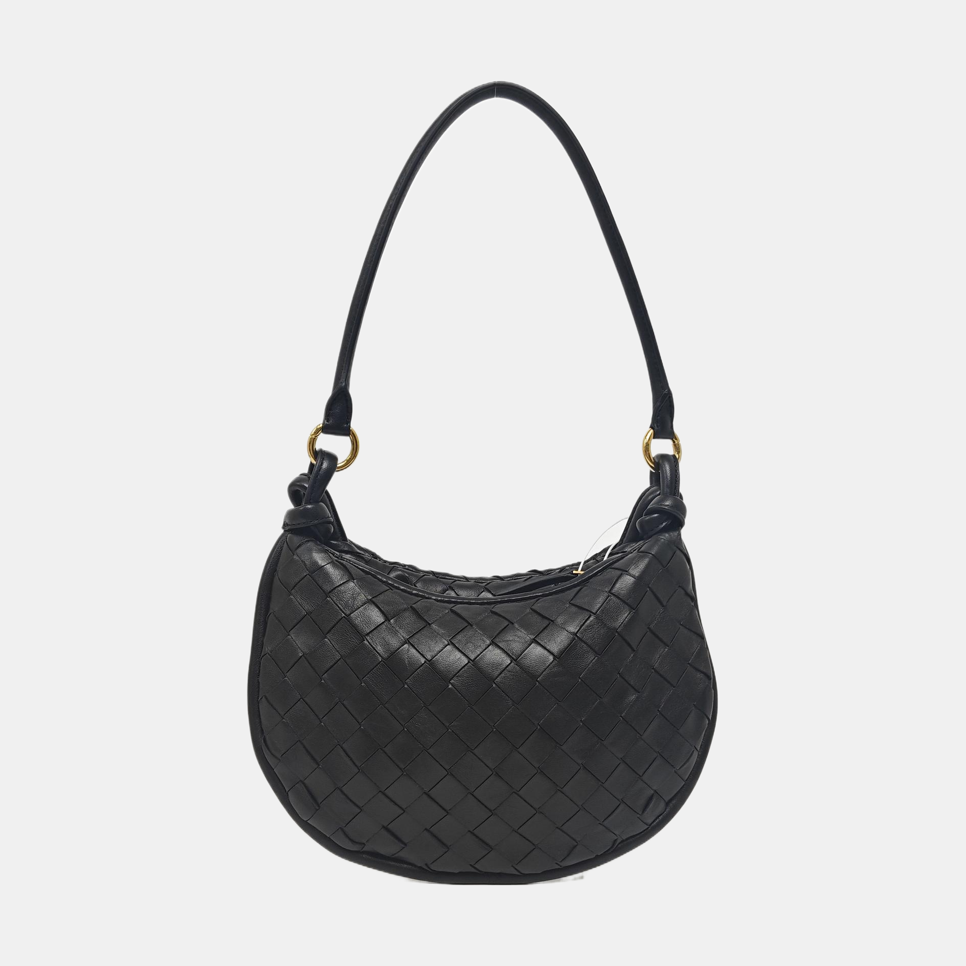 Intrecciato Small Lambskin Black