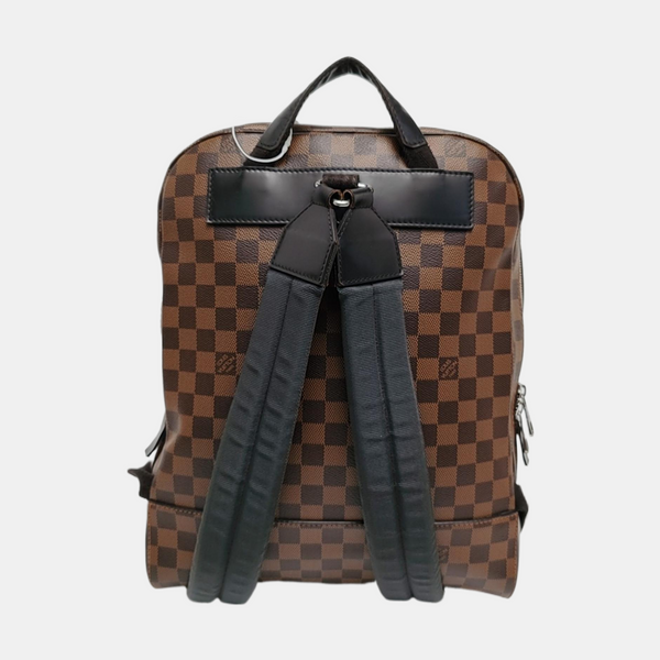 JAKE Damier Ebene Coated Canvas Brown