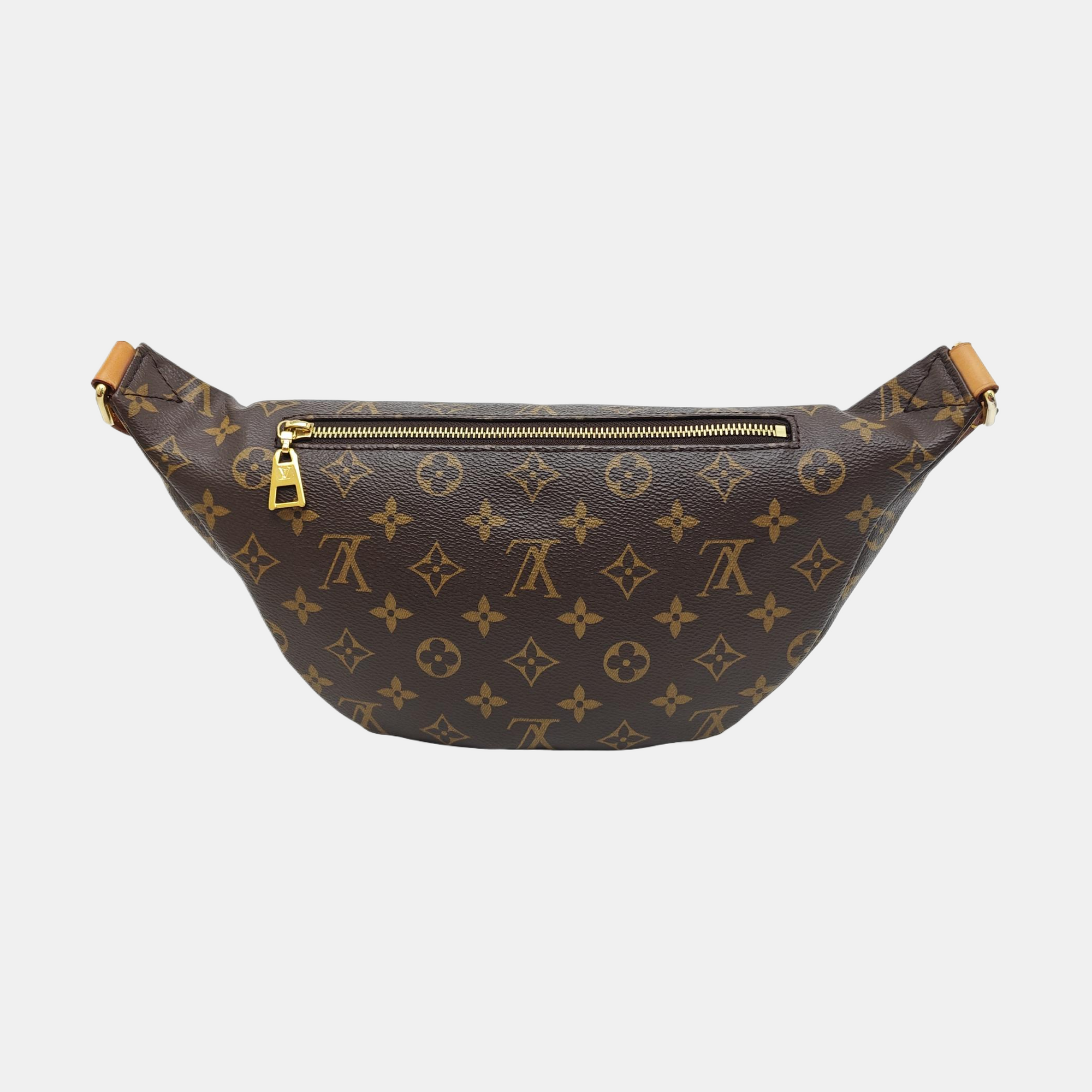 BUMBAG Monogram Coated Canvas Brown