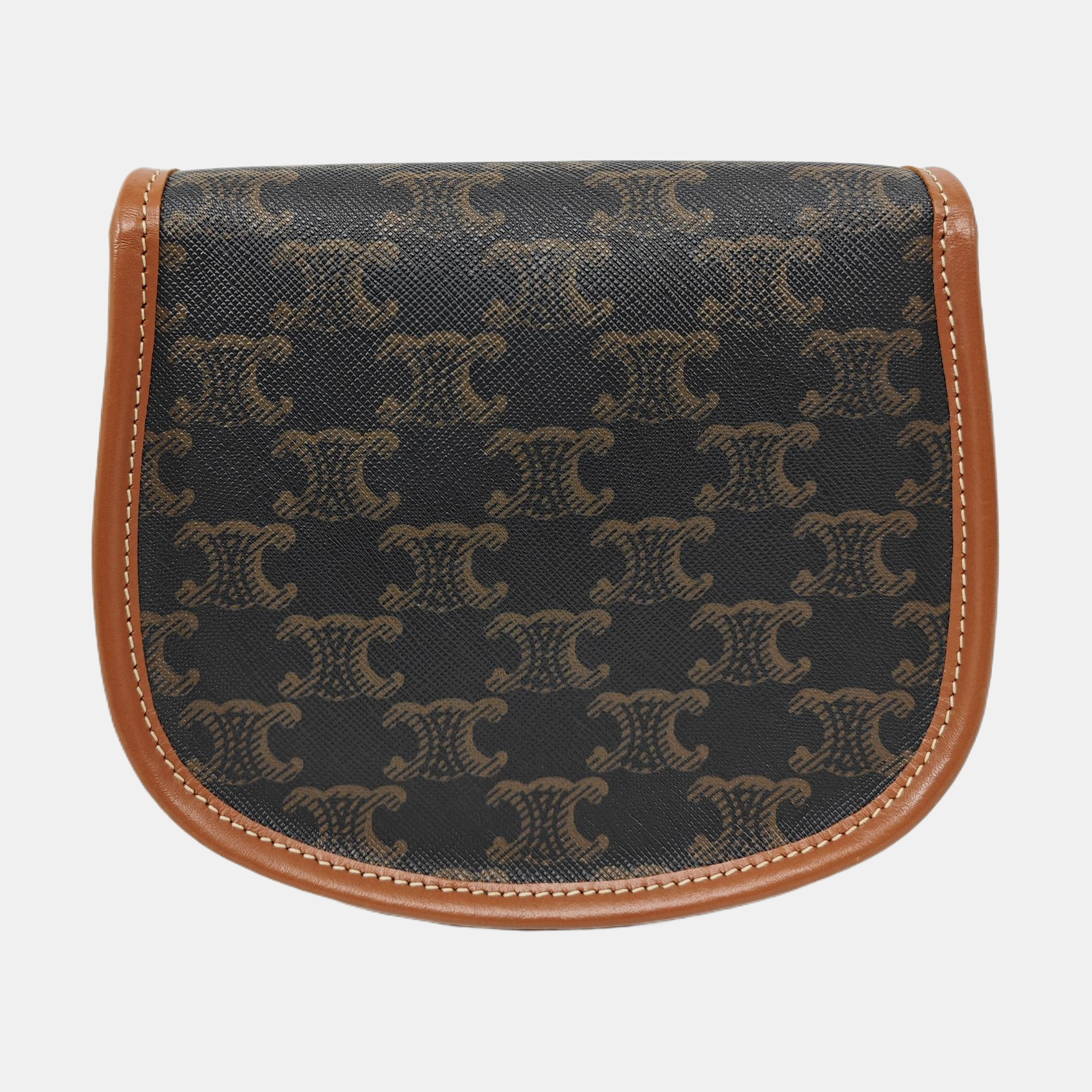BESACE Mini Coated Canvas Brown