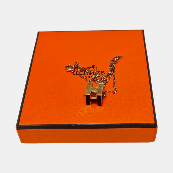 Cage D'h Metal Rose Gold Necklace