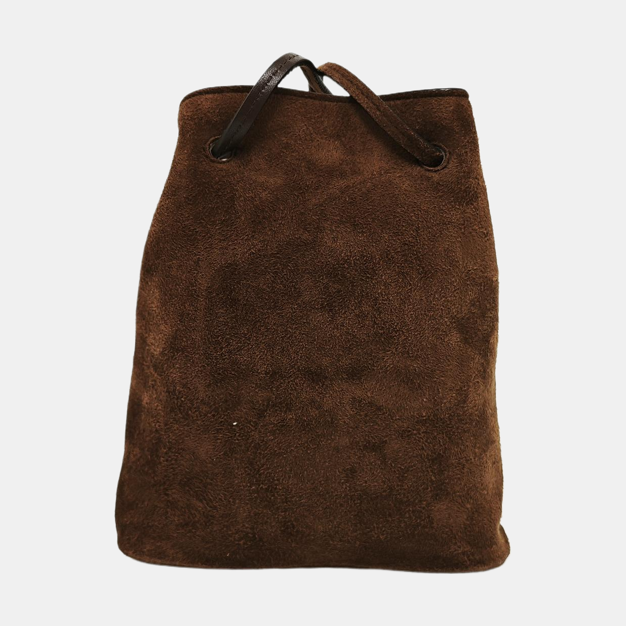 Suede Shoulder Bag Brown