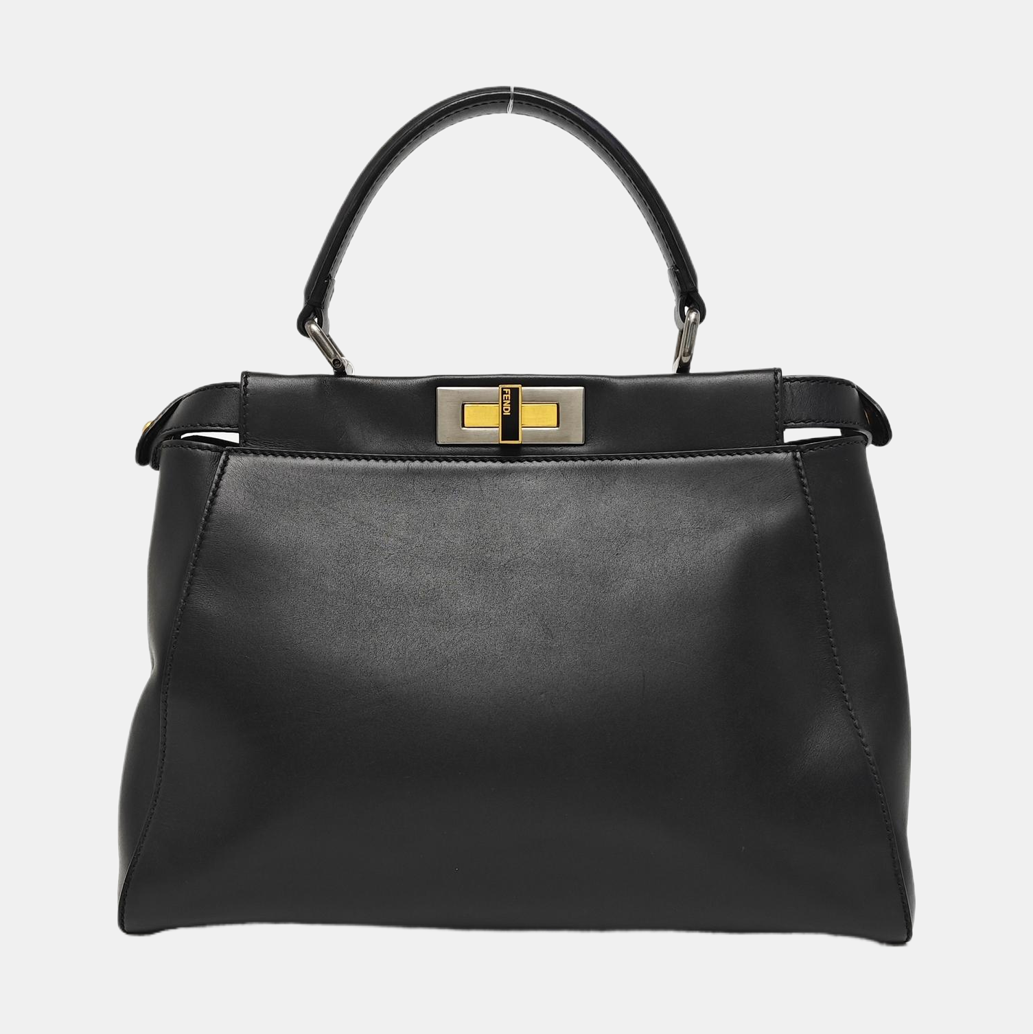 Peekaboo Medium Calfskin Black