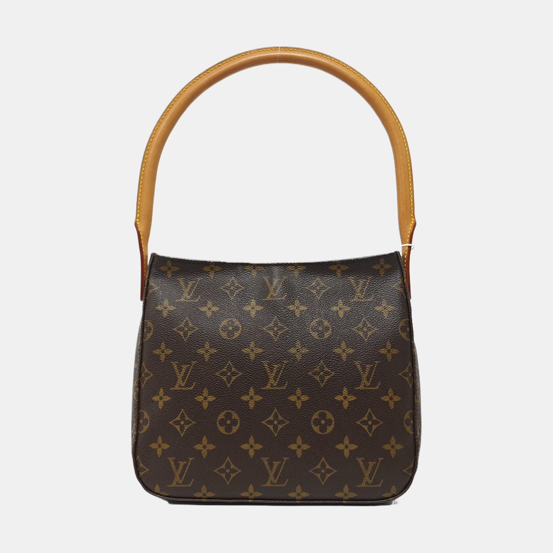 LOOPING MM Monogram Coated Canvas Brown