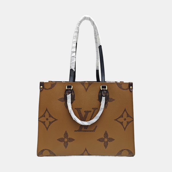 ONTHEGO MM Monogram Coated Canvas Brown