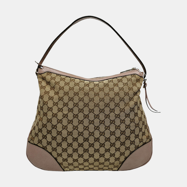 Authenticated pre-owned  Bree Monogram Canvas Beige - Tote Bag at Looply