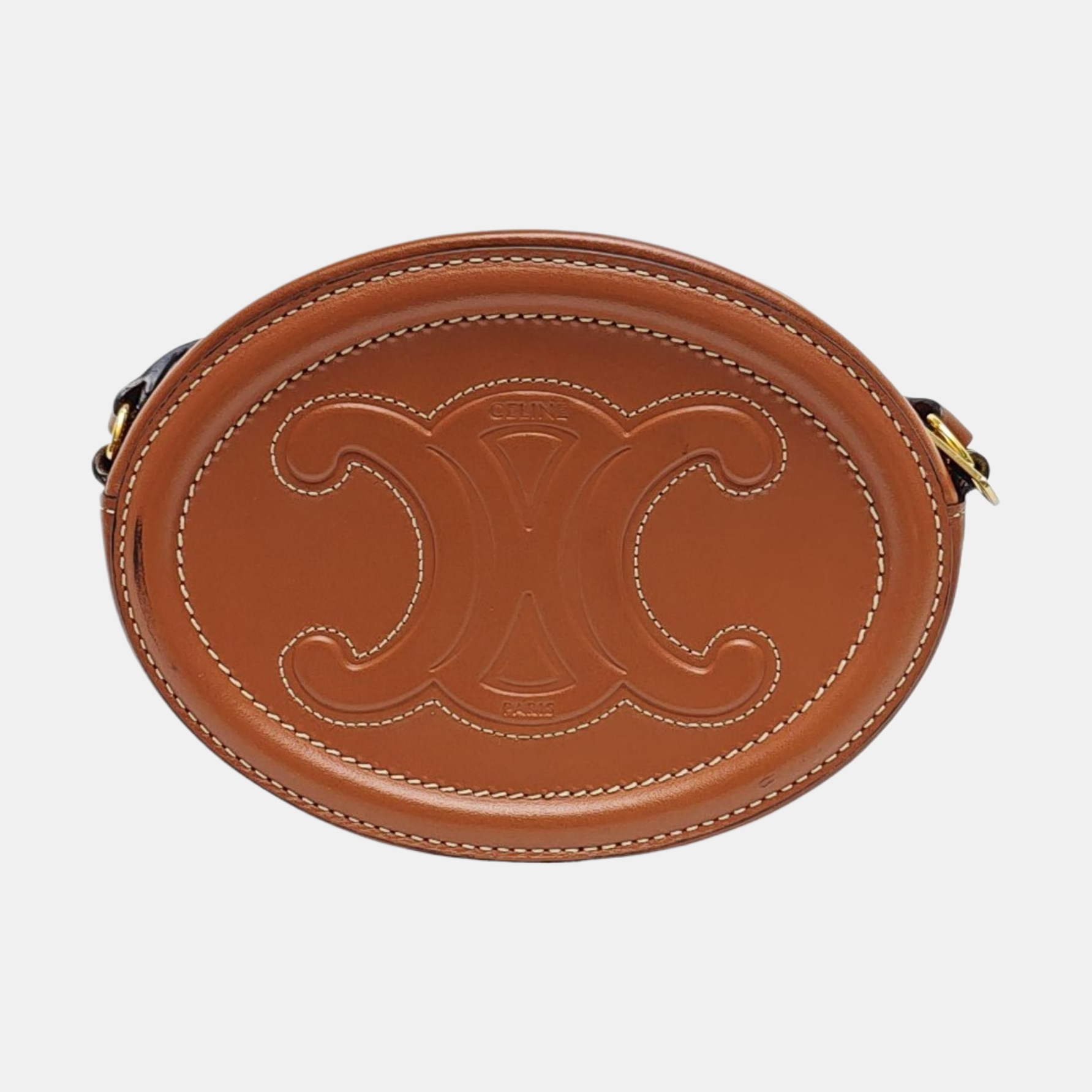 TRIOMPHE Small Calfskin Brown