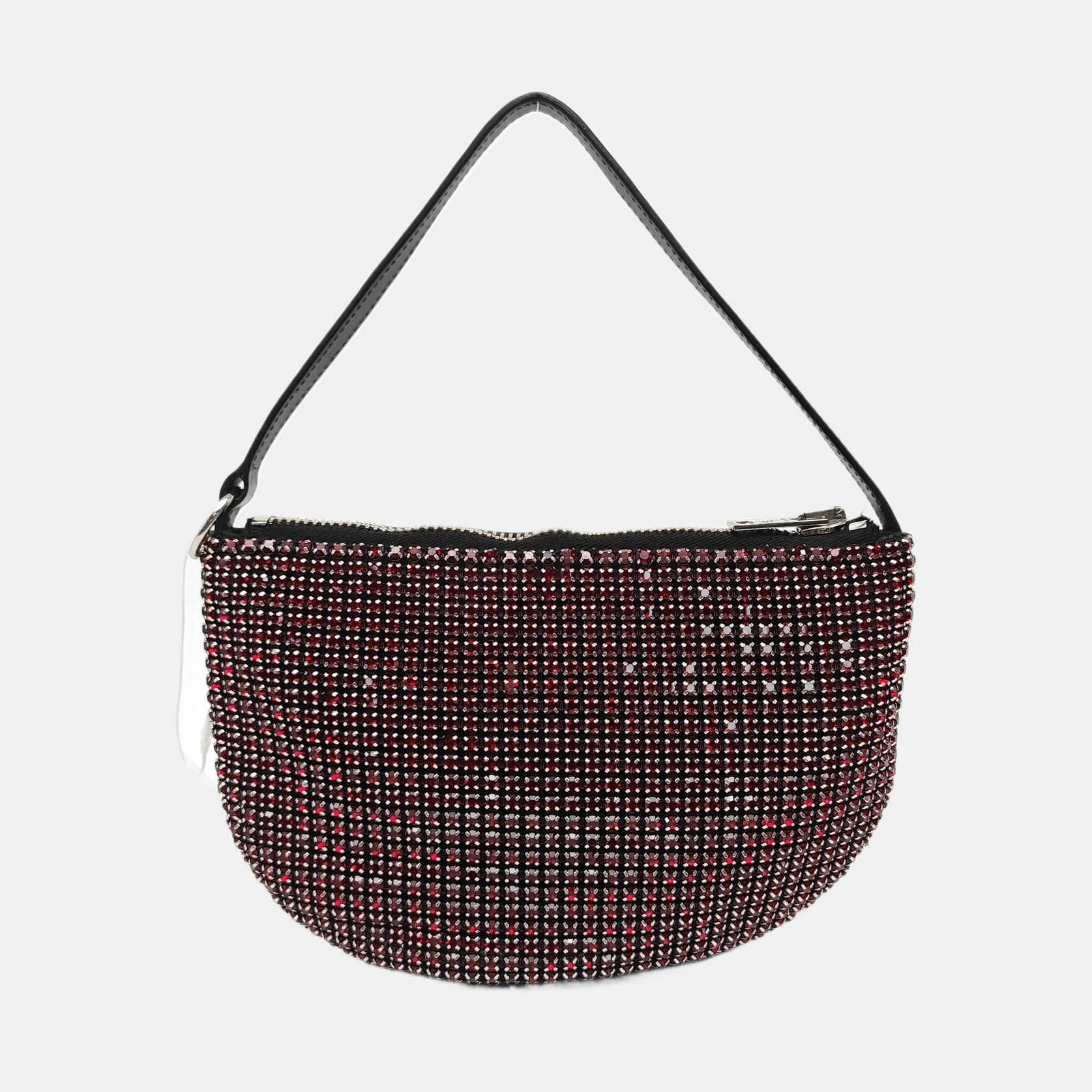 Lab-Grown Diamond Top Handle Bag Red
