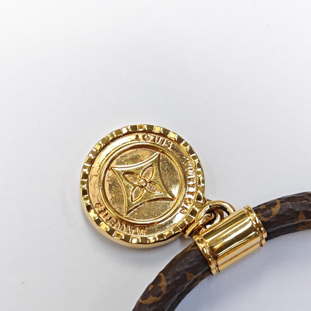 LV RODEO Metal Brown Bangle