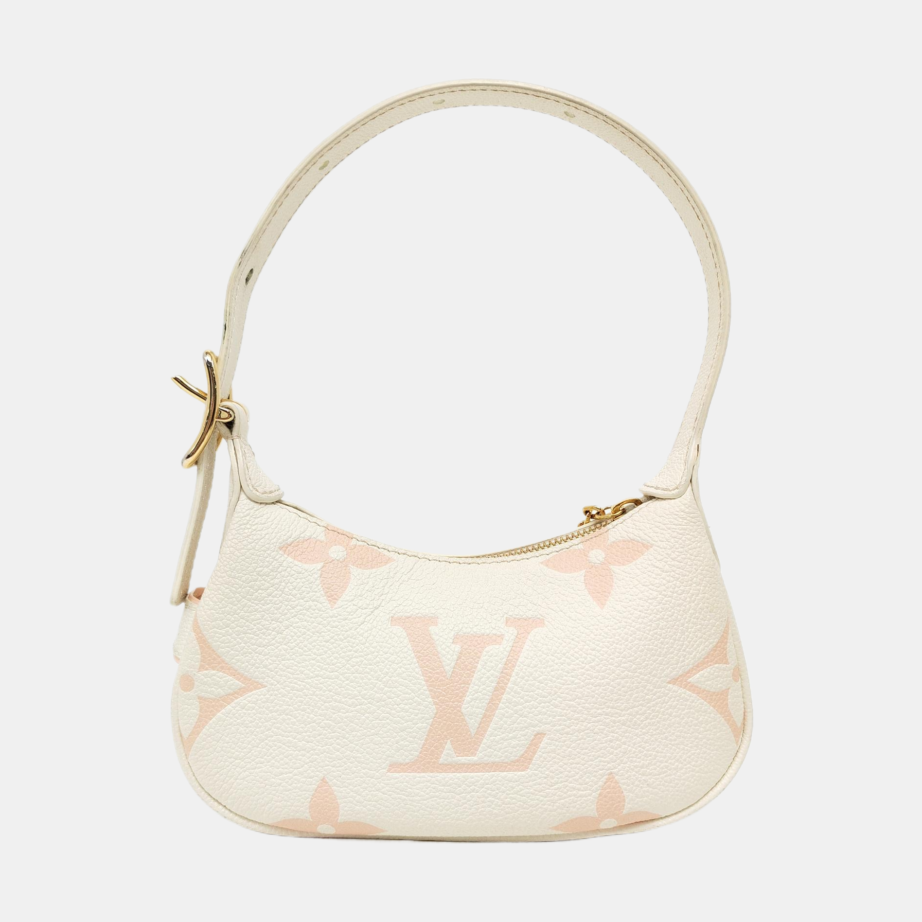 MOON Mini Monogram Calfskin White