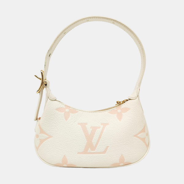 MOON Mini Monogram Calfskin White