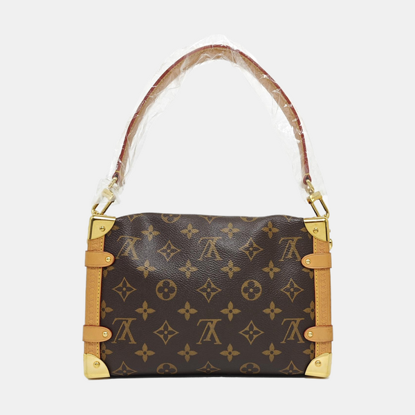 SIDE TRUNK MM Monogram Coated Canvas Brown