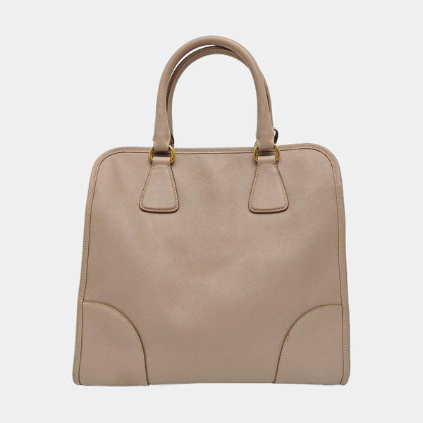 Saffiano Calfskin Tote Bag Pink