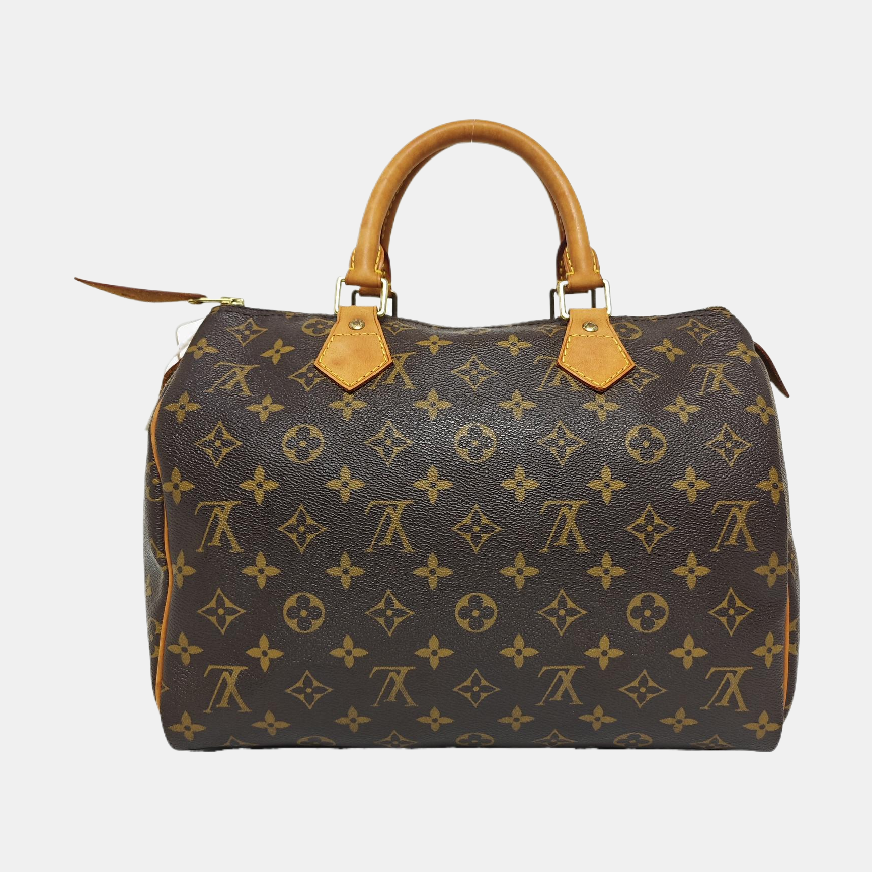 SPEEDY 30 Monogram Coated Canvas Brown