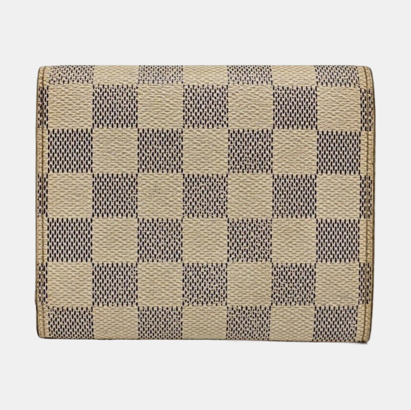 JOEY Damier Azur Coated Canvas White Wallet