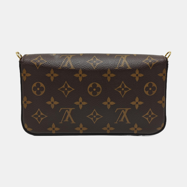 FÉLICIE Monogram Coated Canvas Brown