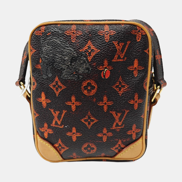 DANUBE Monogram Coated Canvas Brown