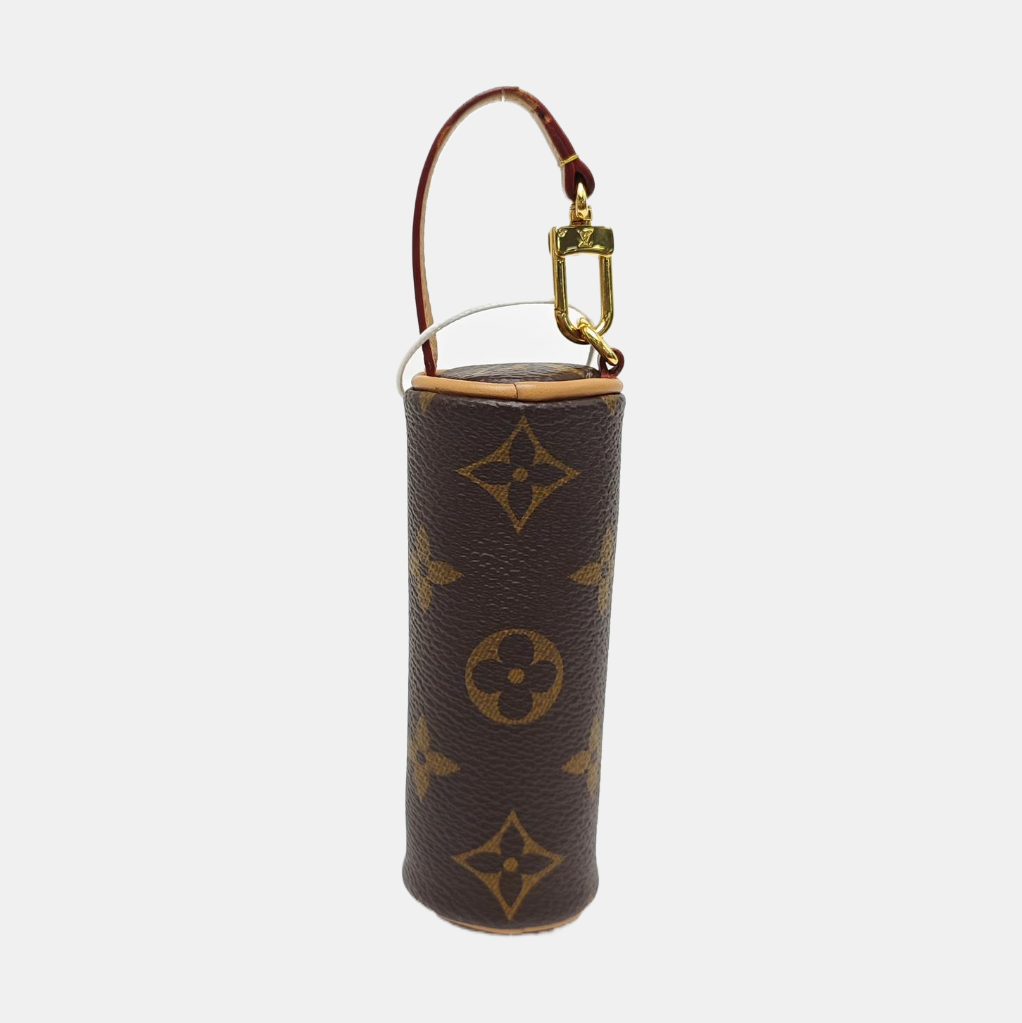 Monogram Coated Canvas Top Handle Bag Brown
