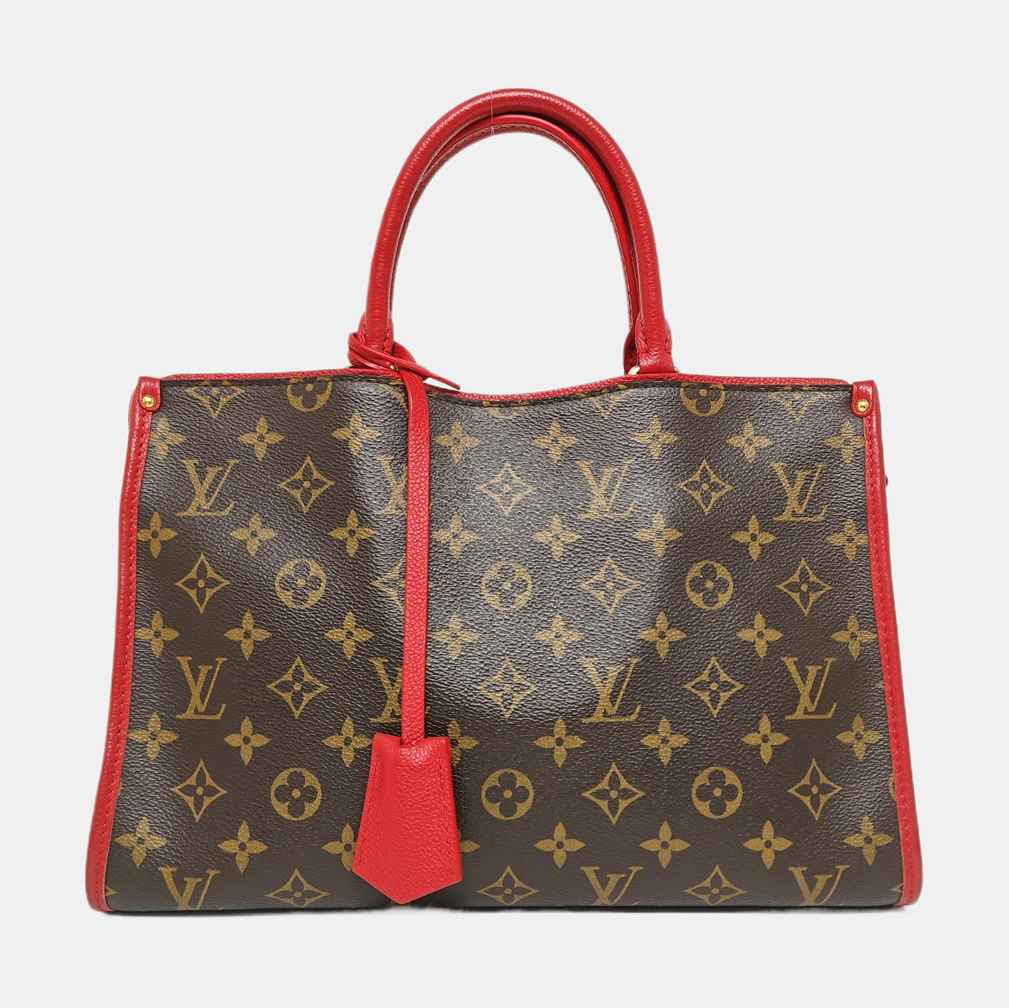 POPINCOURT PM Monogram Coated Canvas Brown