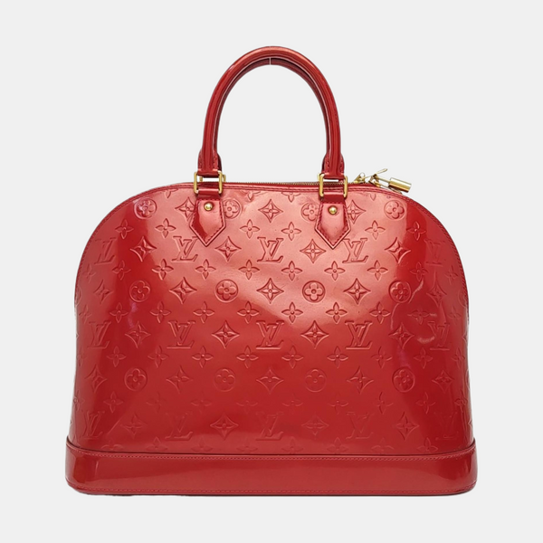 ALMA GM Monogram Calfskin Red