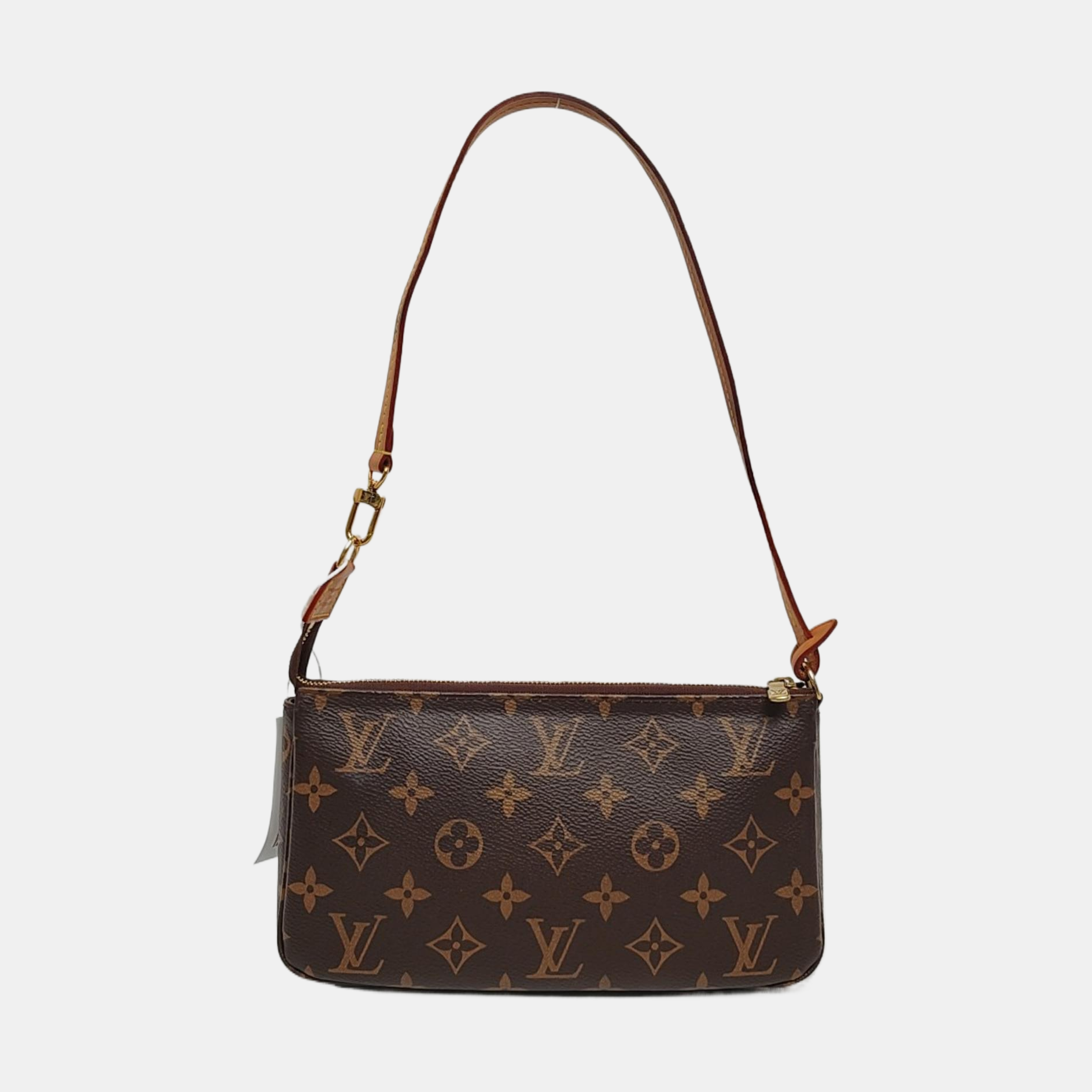 ACCESSOIRES GM Monogram Coated Canvas Brown