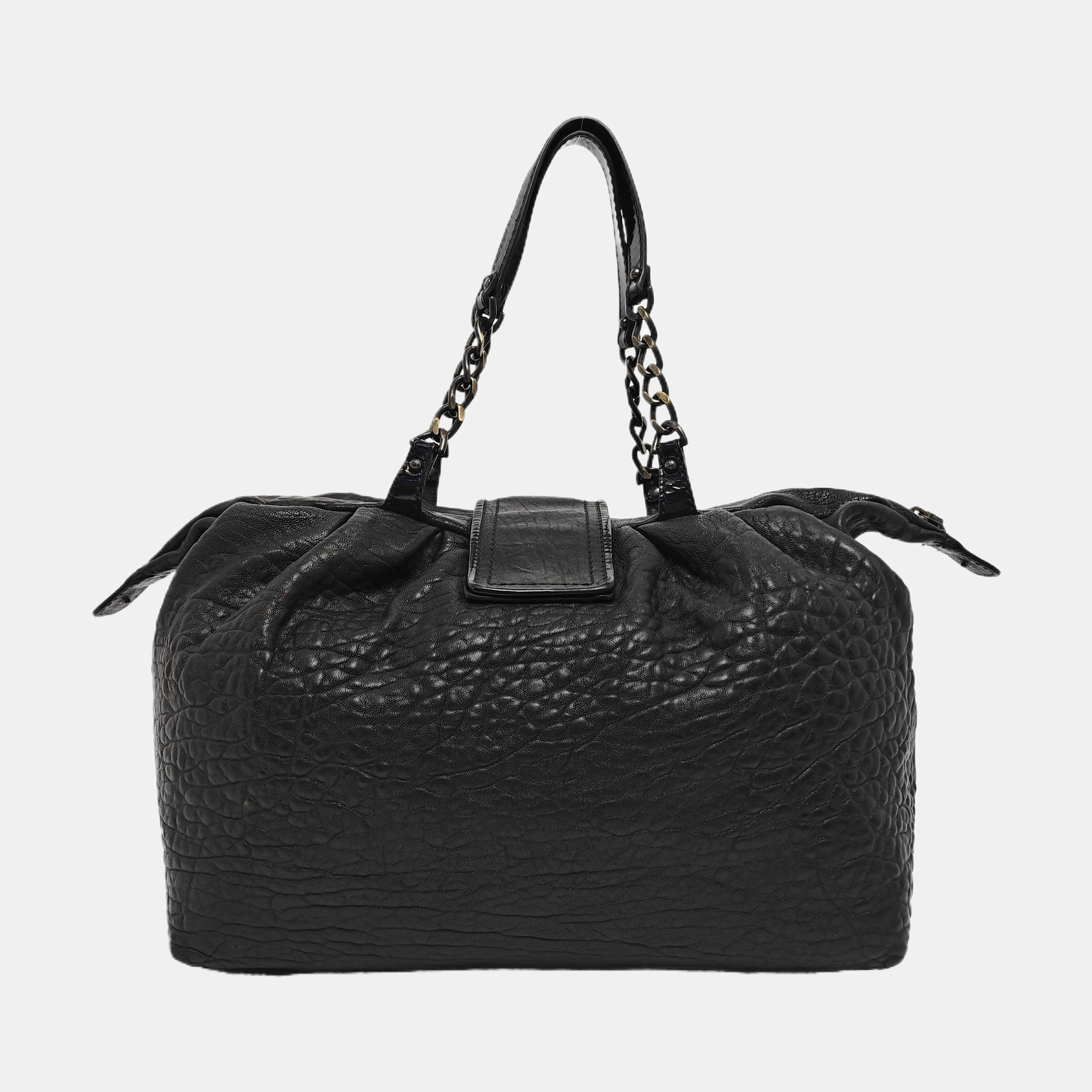 Calfskin Tote Bag Black