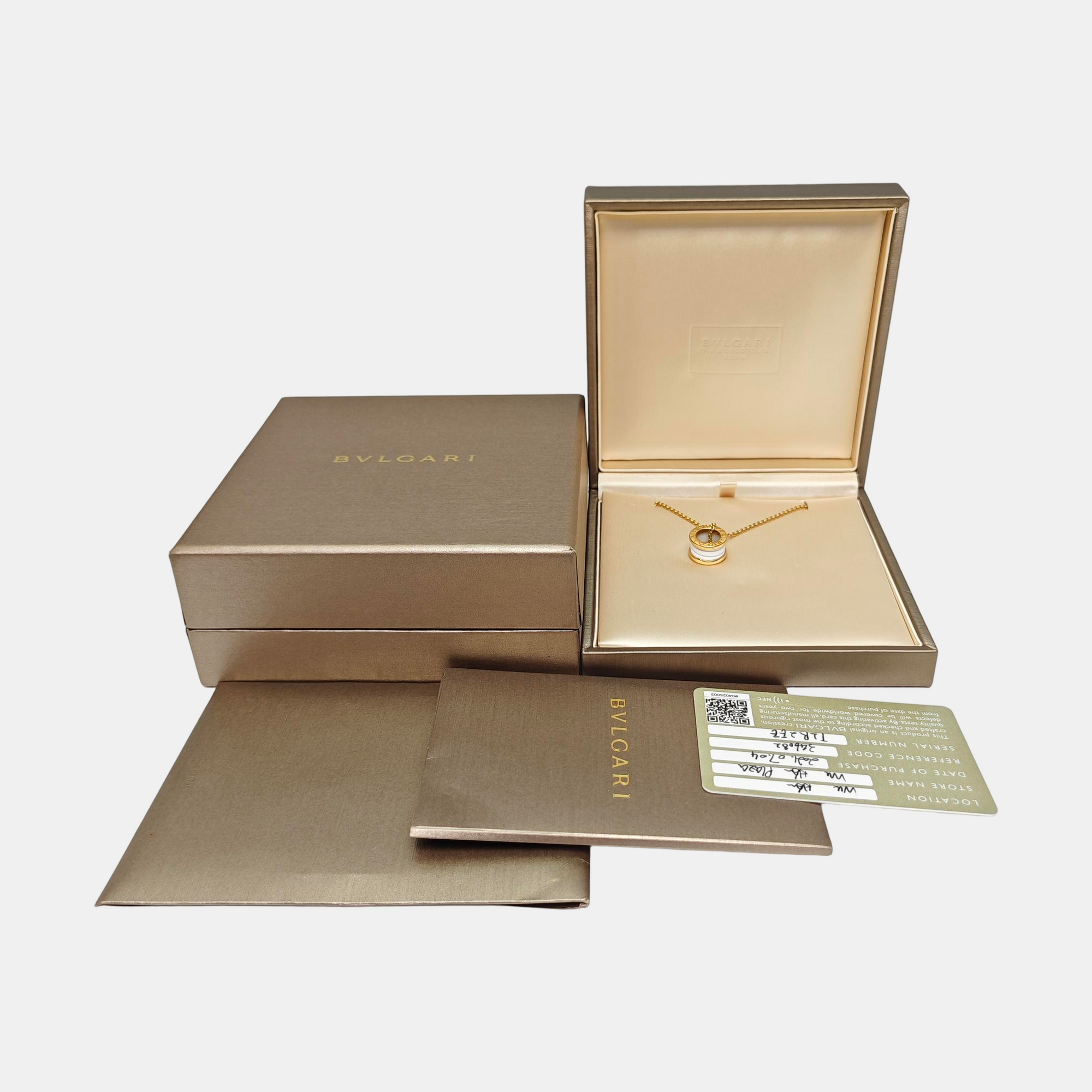 B.ZERO1 18k Rose Gold Necklace