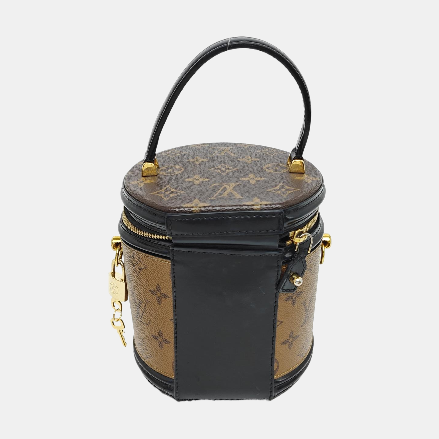 CANNES PM Monogram Coated Canvas Brown