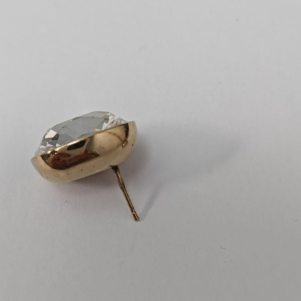 Resin Clear Stud Earrings
