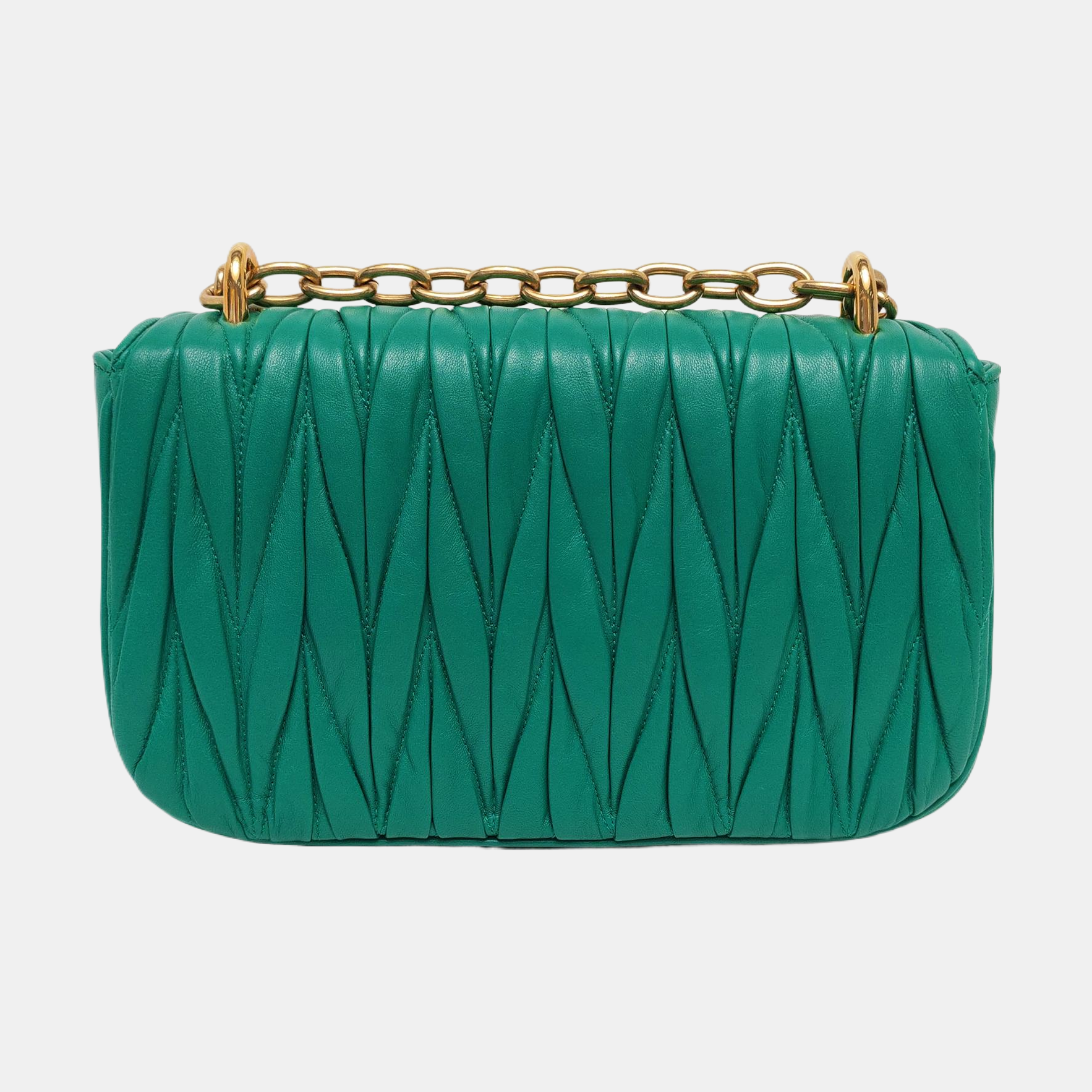 Quilted Lambskin Green