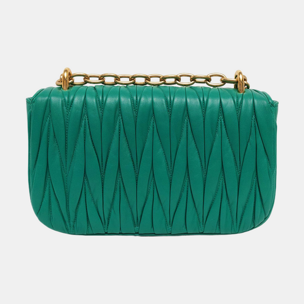 Quilted Lambskin Green