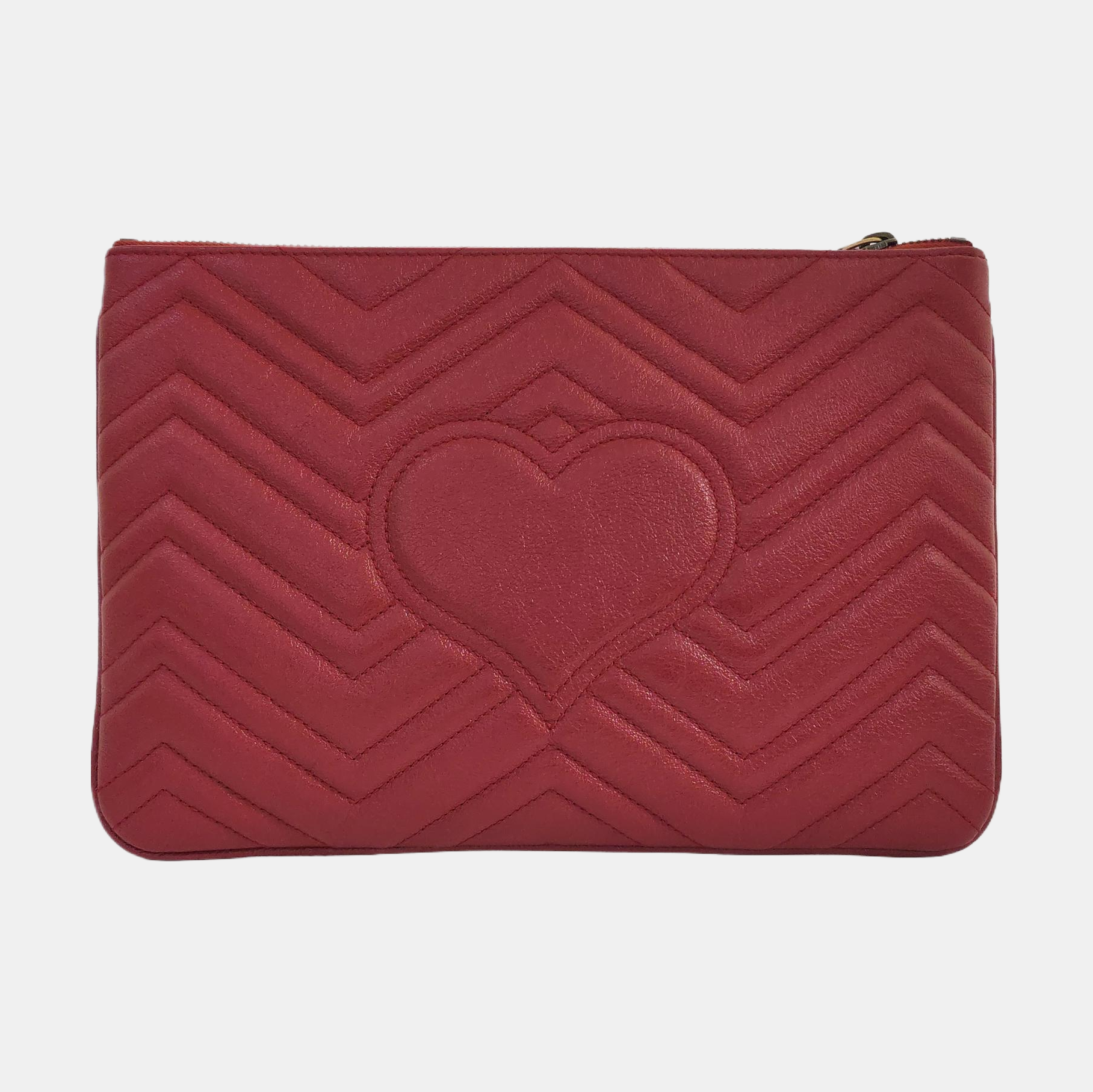 Quilted Calfskin Red