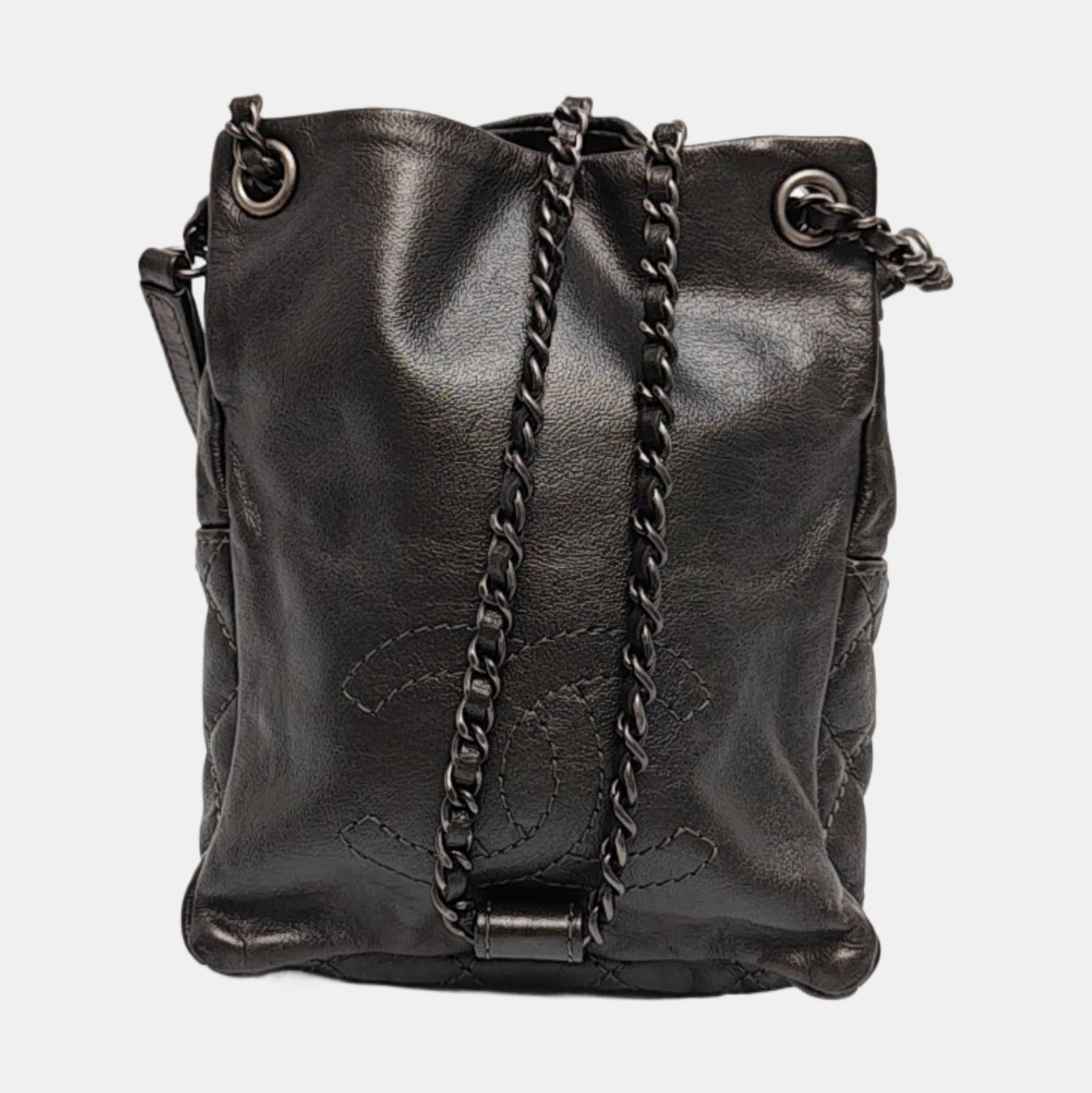 Quilted Calfskin Gray