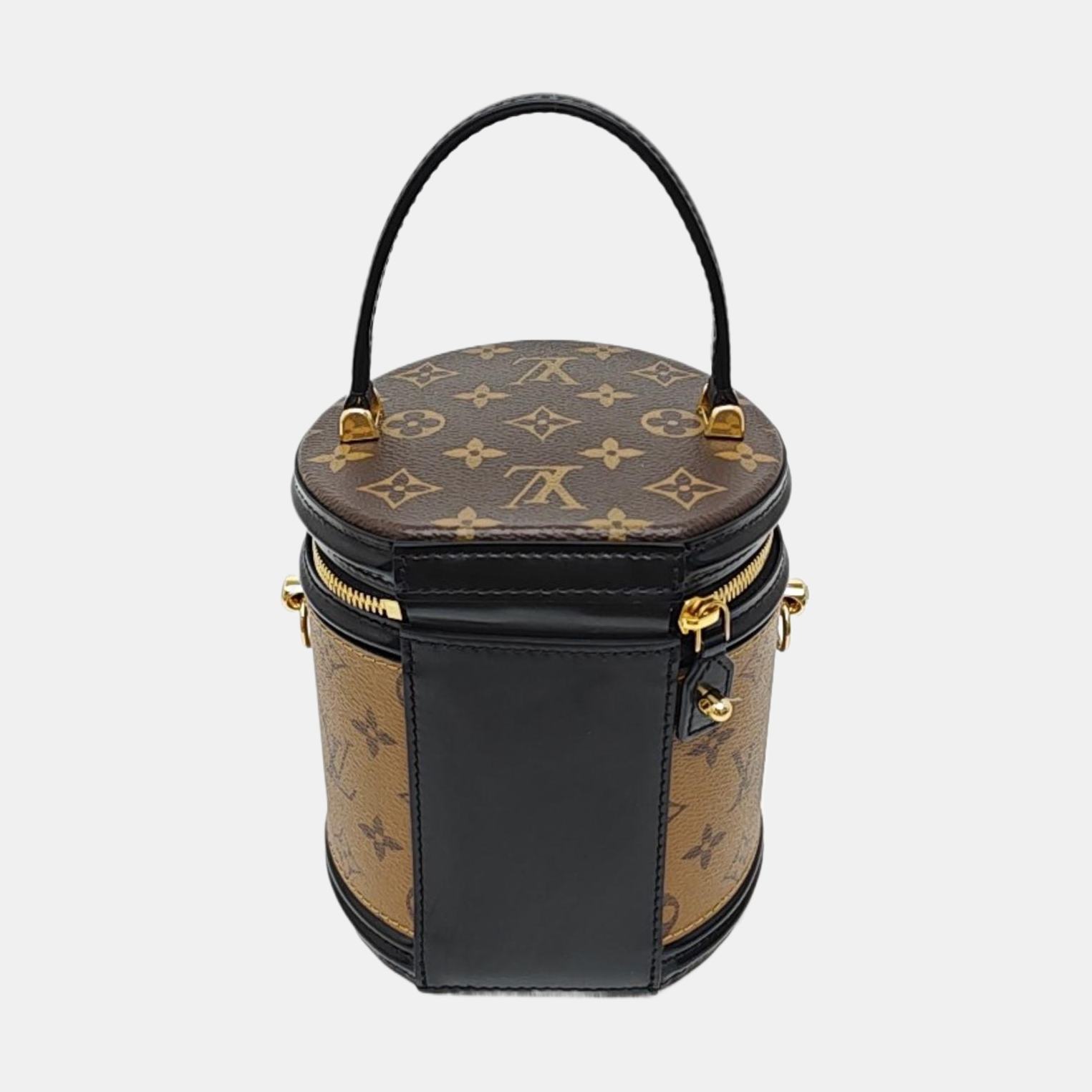 CANNES PM Monogram Coated Canvas Brown