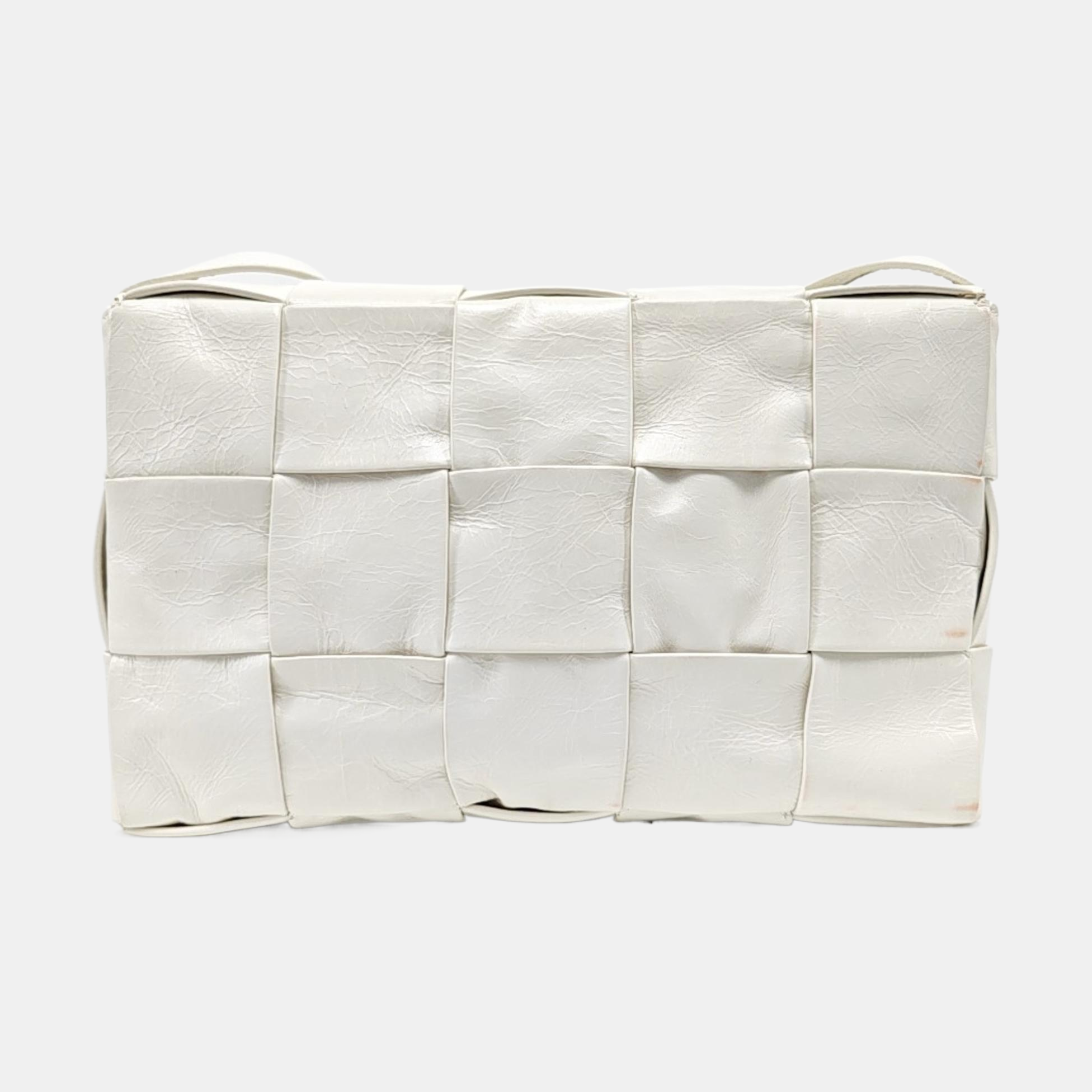 Cassette Medium Calfskin White